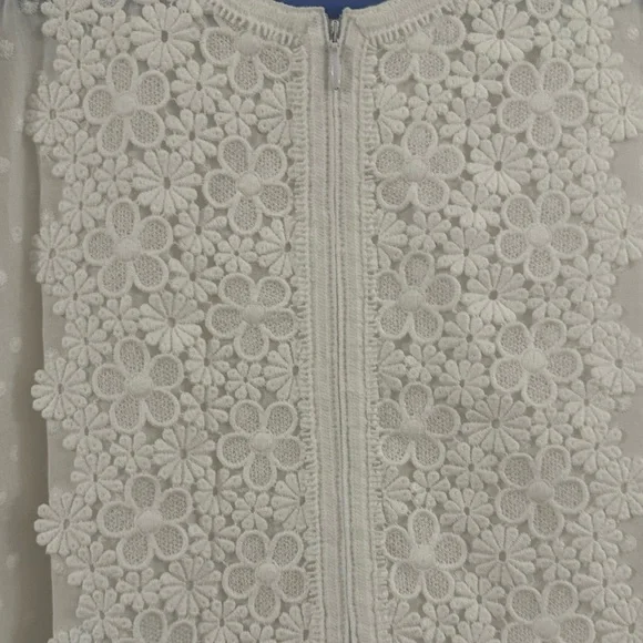 Andrew GN French Designer Swiss Dot Zip Front French Size 38 - Picture 5 of 10